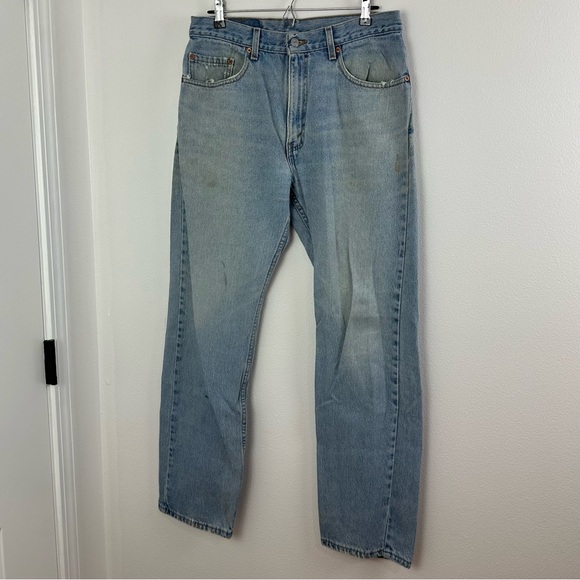 Vintage Levis 505 Jeans 34 X 32 Made In Usa - Picture 3 of 8